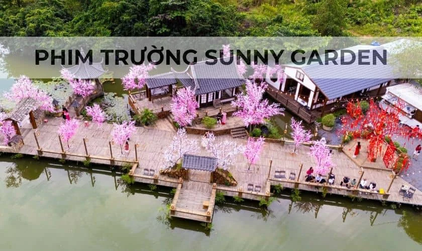 Bối cảnh chụp ảnh Tết tại Sunny Garden