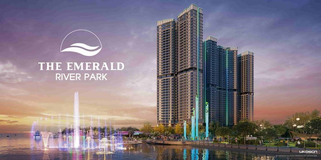 Phối cảnh dự án khu căn hộ cao cấp ven sông The Emerald River Park